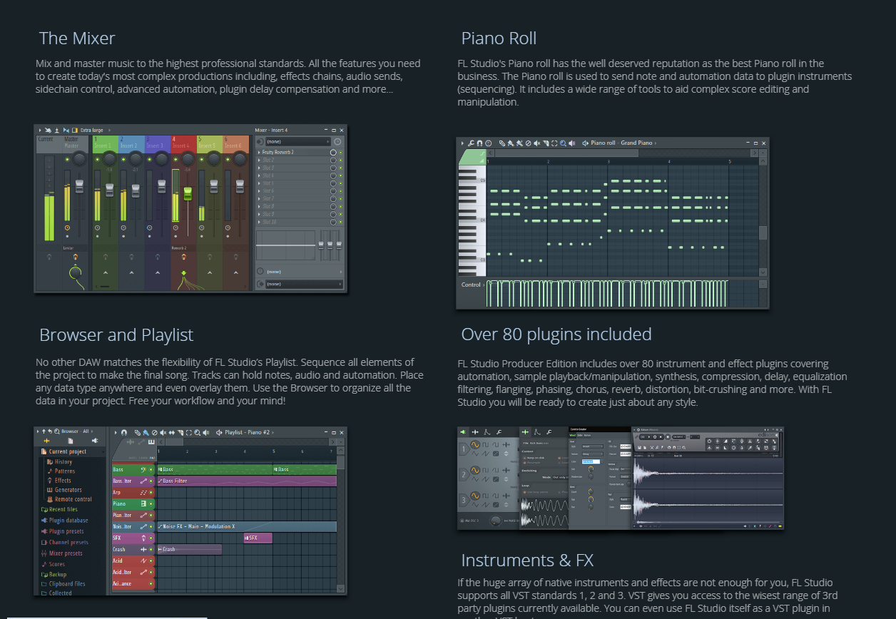 ادوات برنامج FL Studio 12