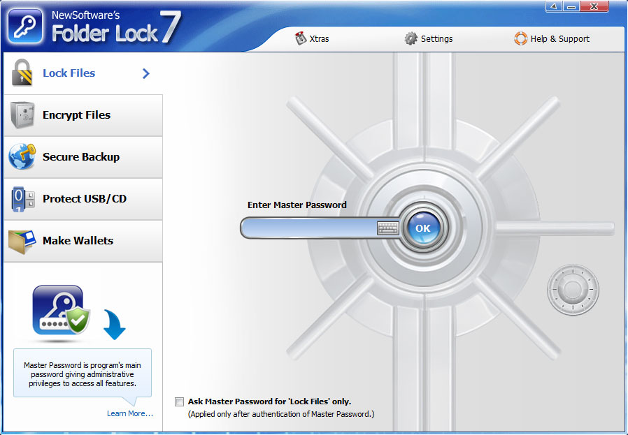 التعاريف الأمنيه في برنامج قفل الملفات Folder Lock