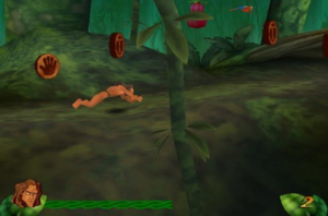 صورة من واجهة لعبة tarzan