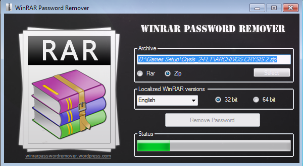 crack winrar password