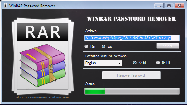 برنامج WinRAR Password Cracker