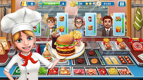 صورة من اعدادات لعبة الطباخ