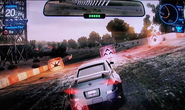 صورة من مغامرات وسباق السيارات في لعبة بلور