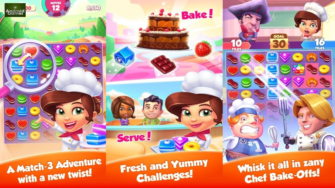 صورة من واجهة لعبة متجر الحلويات