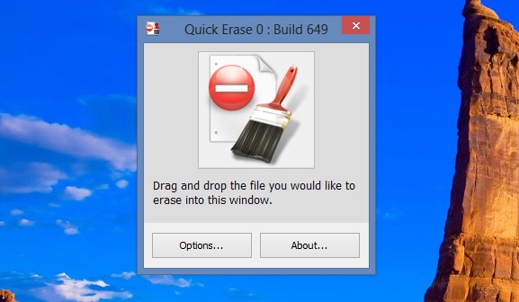 برنامج quick erase