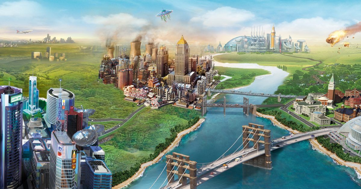 الاستراتيجية في لعبة بناء المدن SimCity للكمبيوتر