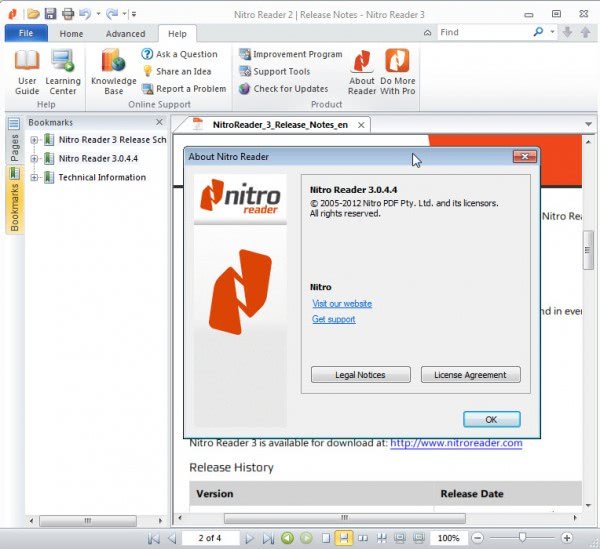 تحرير الملفات في برنامج Nitro PDF Reader