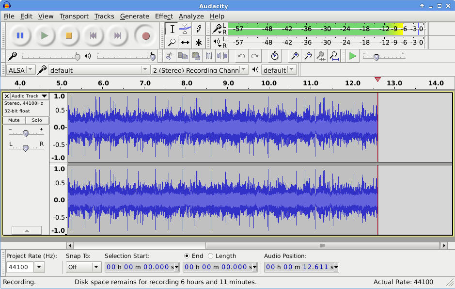 مجانية برنامج audacity فصل الصوت عن الموسيقي للكمبيوتر